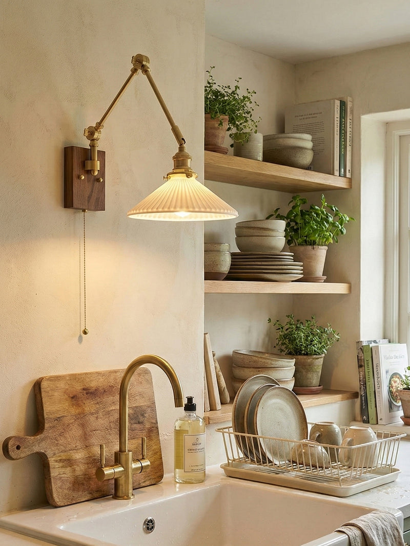 Elia Swing Arm Wall Lamp