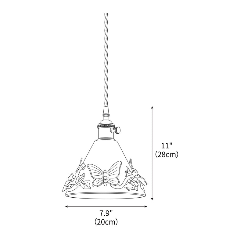 Elowyn Butterfly Pendant Light