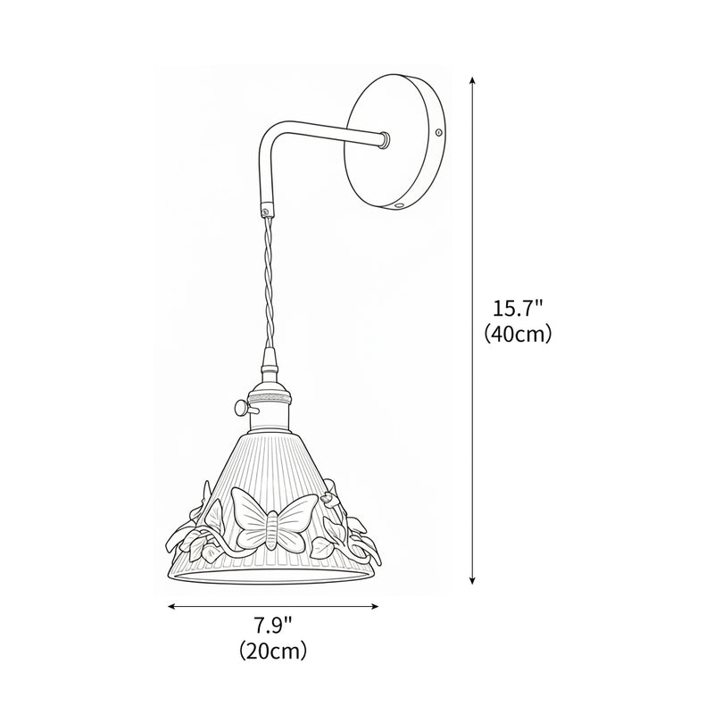 Elowyn Butterfly Wall Sconce