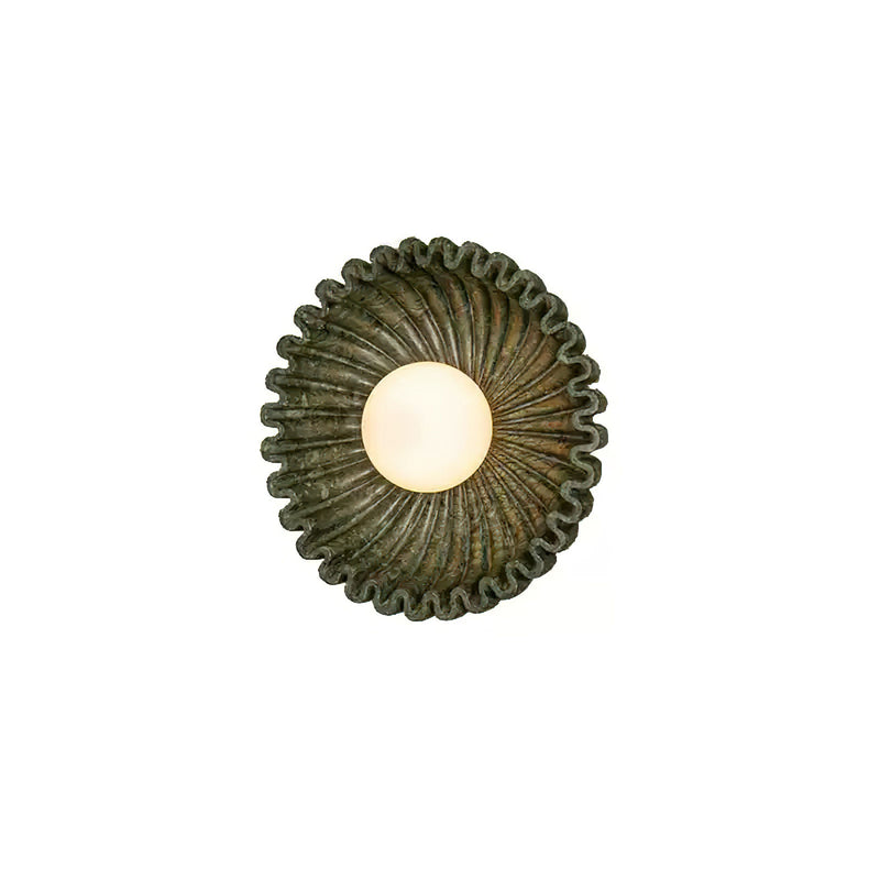 Emerald Wave Wall Lamp 12.6"