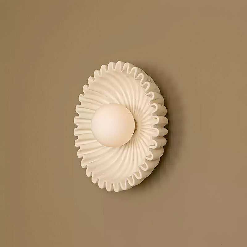Emerald Wave Wall Lamp 12.6"
