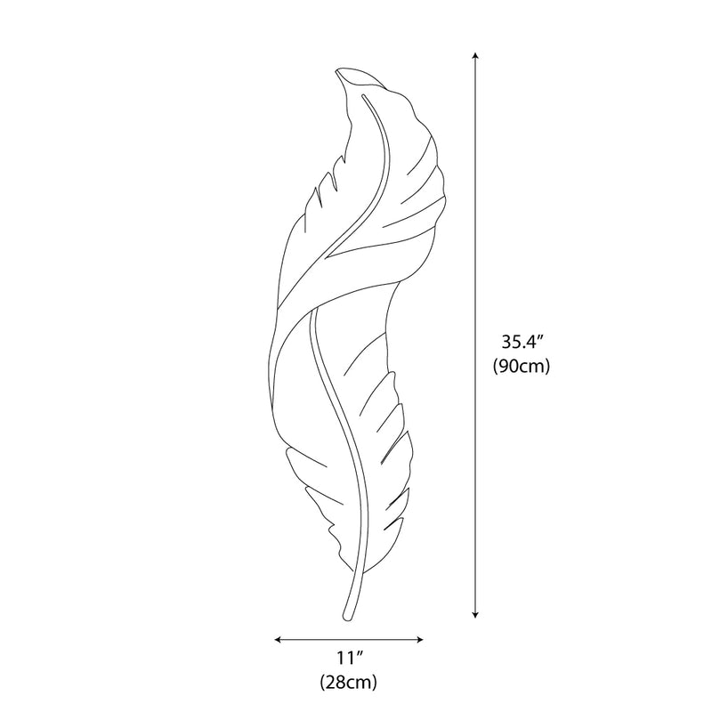 Feather Wall Lamp