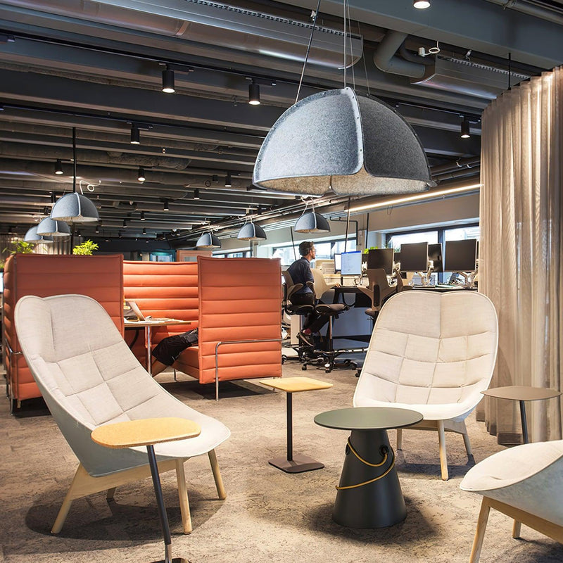 Felt Bowl Pendant Lamp 23.6"