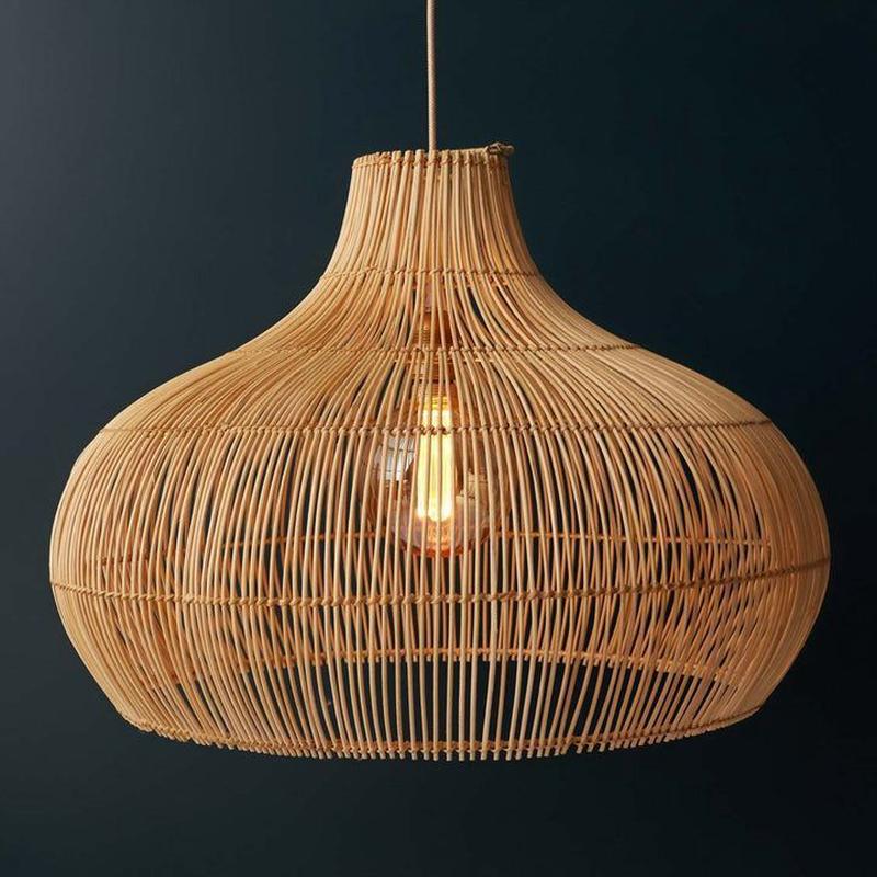 Fijia Rattan Pendant Light