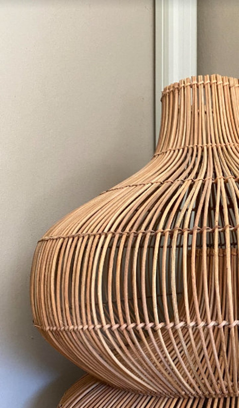Fijia Rattan Pendant Light