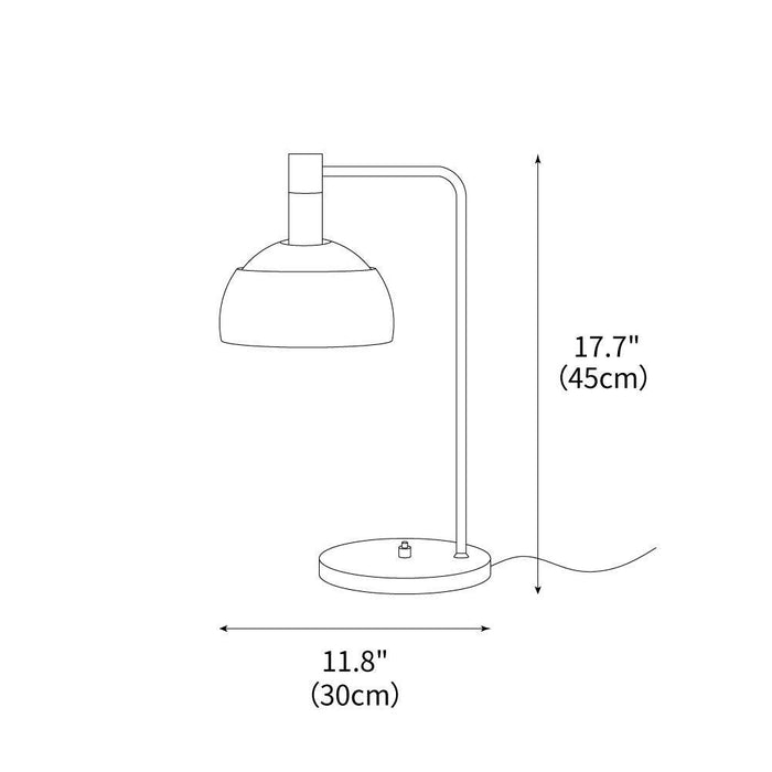 Finn Juhl Table Lamp 11.8"