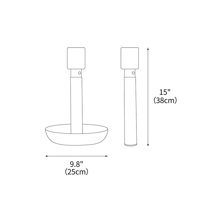 Fire Stick Table Lamp 9.8"