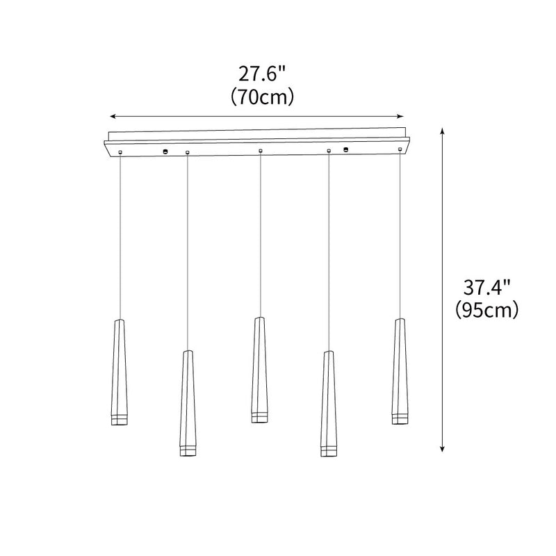 Firewood Stick Chandelier