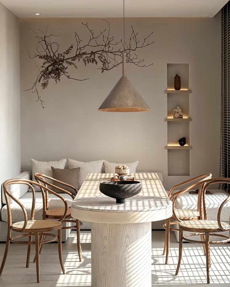 Flint Hammered Pendant Lamp