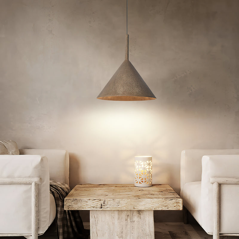 Flint Hammered Pendant Lamp