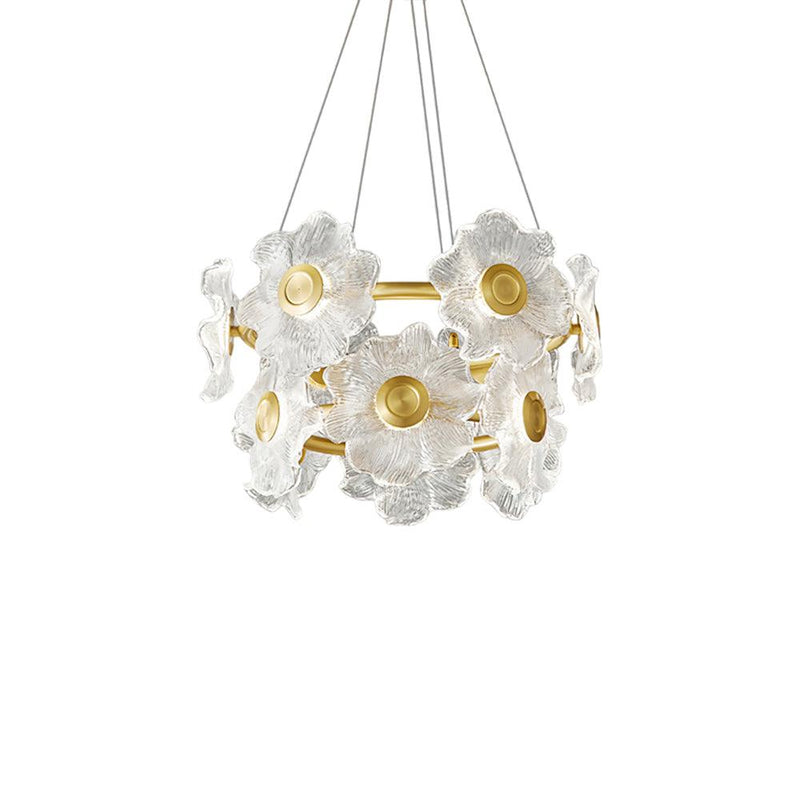 Flora Glass Chandelier