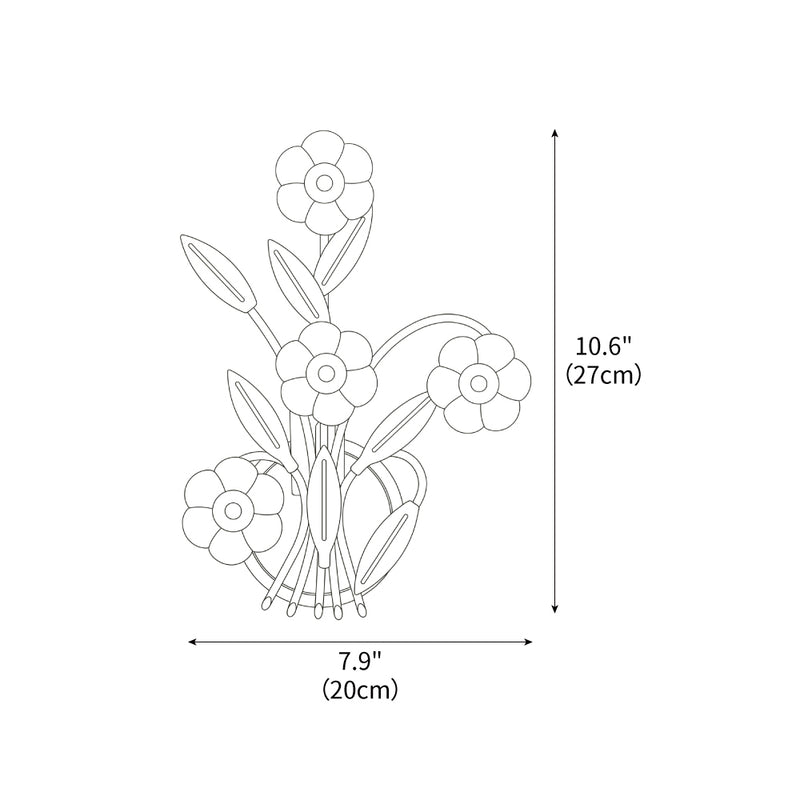 Floryssa Flower Wall Sconce