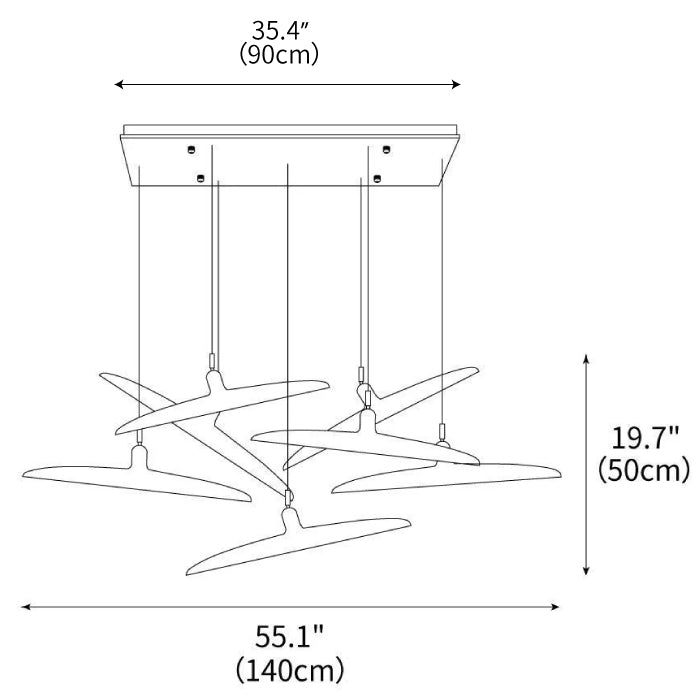 Flower Silent Chandelier