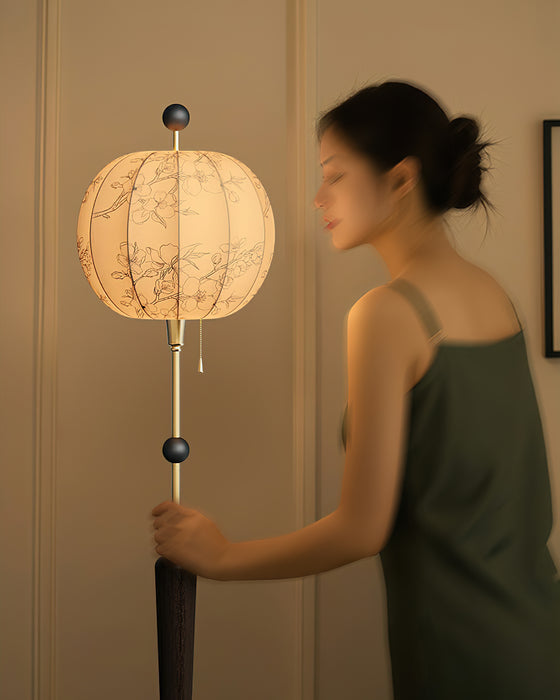 Flower Ball Floor Lamp 14.2"