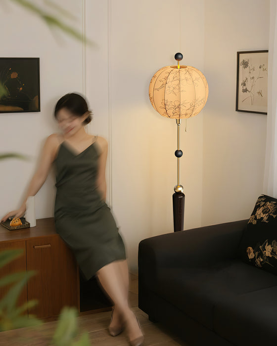 Flower Ball Floor Lamp 14.2"