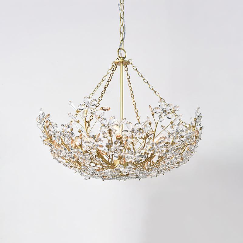 Flower Cluster Chandelier 19.7"