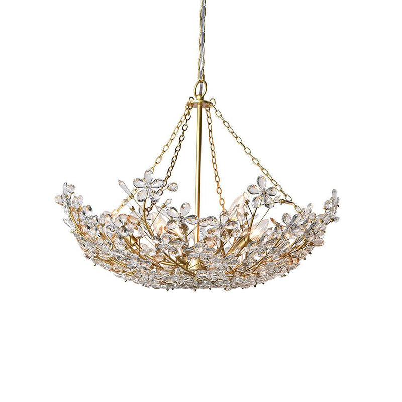 Flower Cluster Chandelier 19.7"