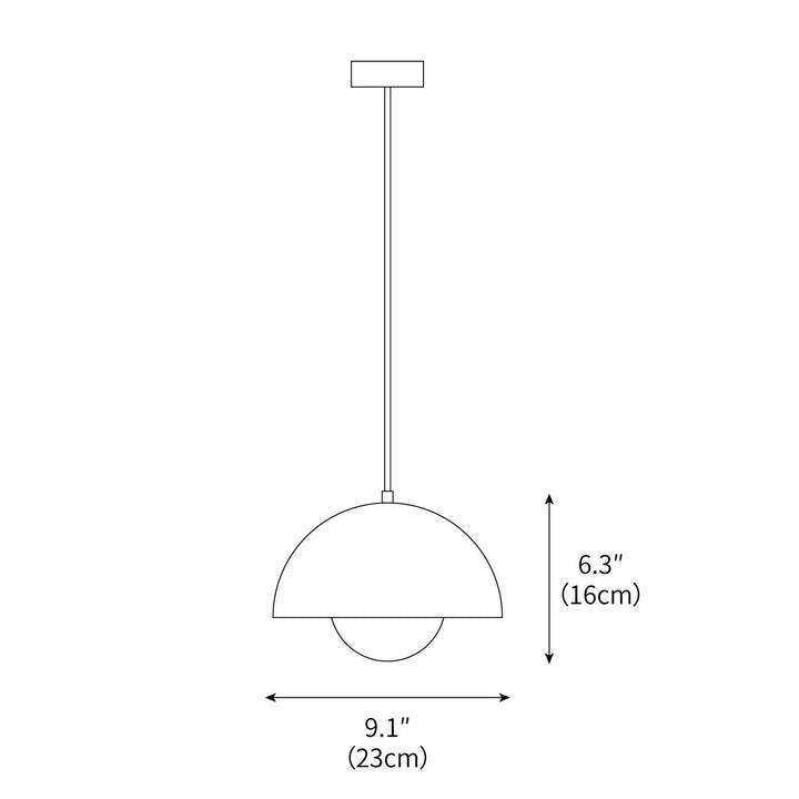 Duo Dome Pendant Light – detail 3