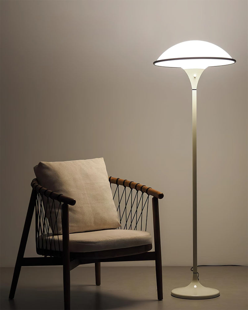 Foggy Saucer Floor Lamp 15.7"