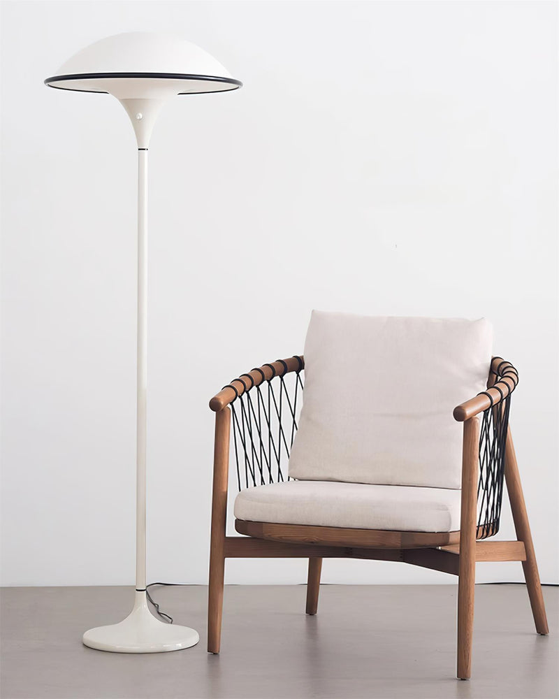 Foggy Saucer Floor Lamp 15.7"