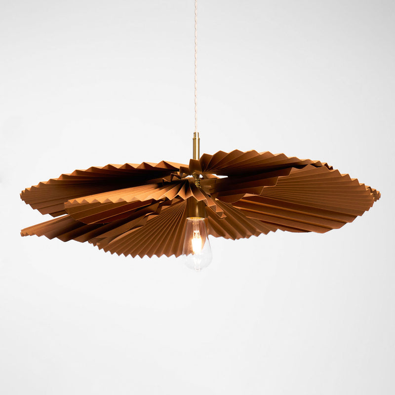 Folded Leaf Lotus Chandelier