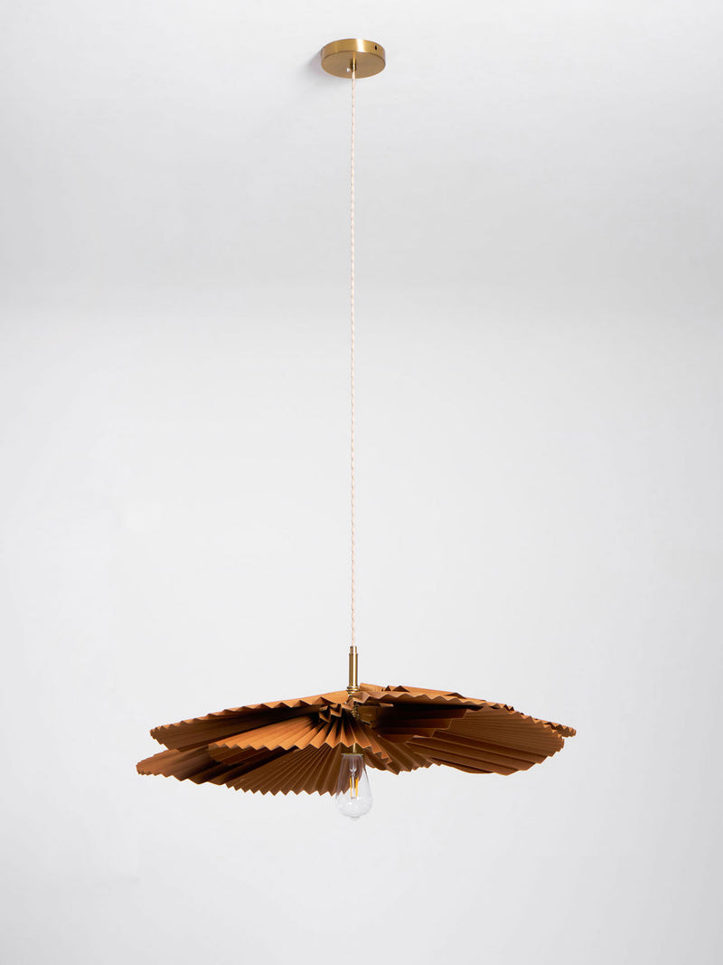 Folded Leaf Lotus Chandelier