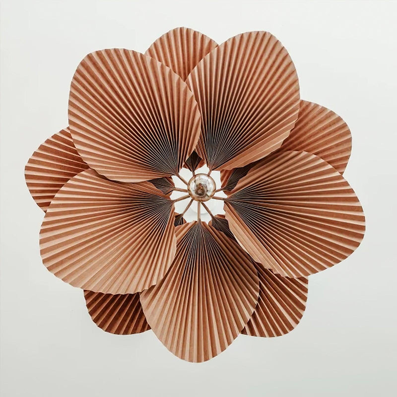Folded Leaf Lotus Chandelier