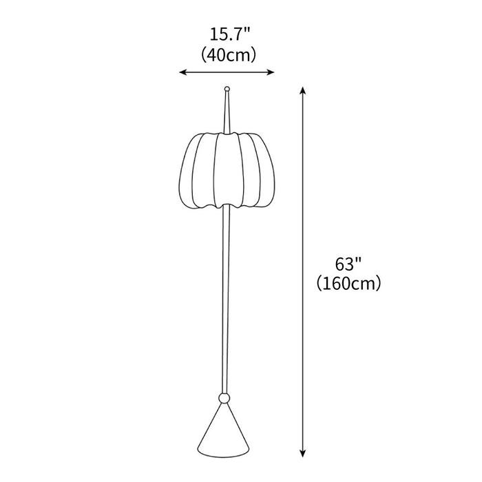 Folia Floor Lamp 15.7"