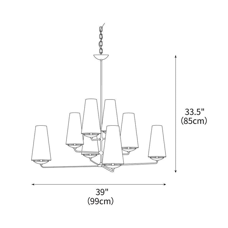 Fontaine Vertical Chandelier