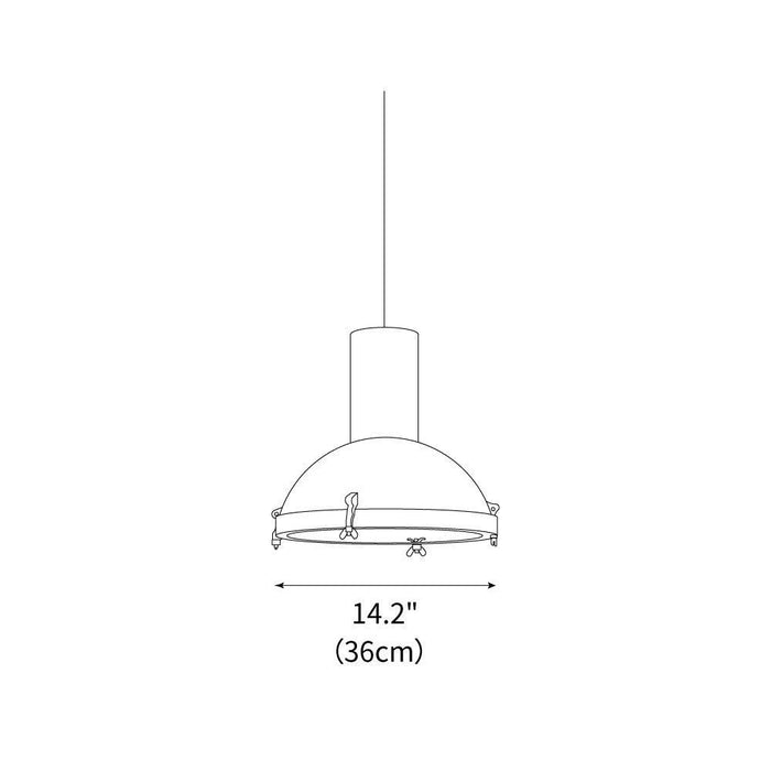 Forging Pendant Lamp 14.2"