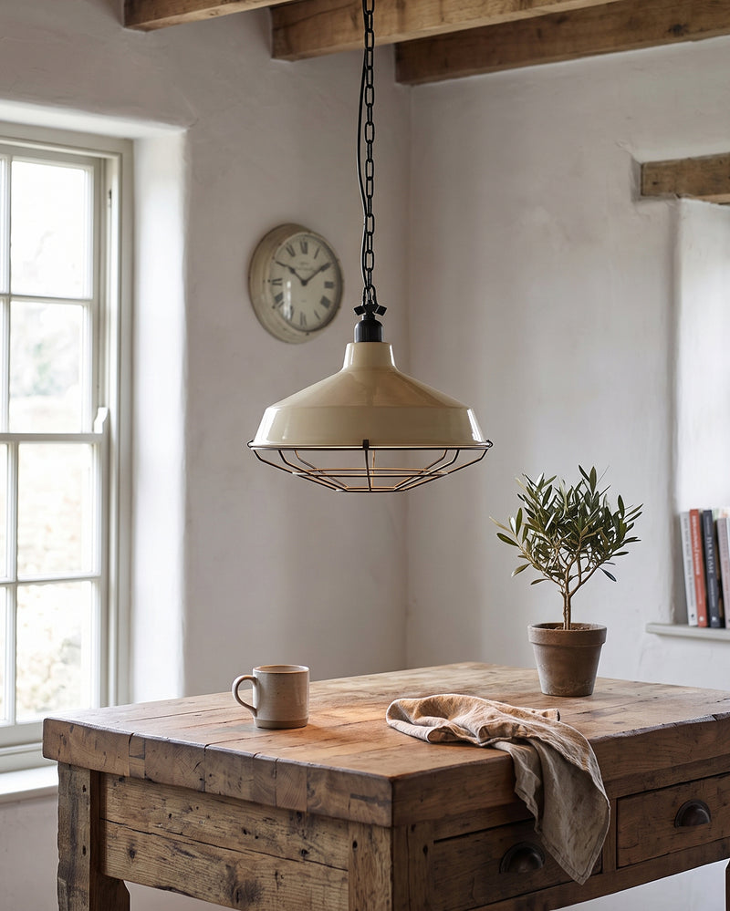Lowery Enamel Caged Pendant