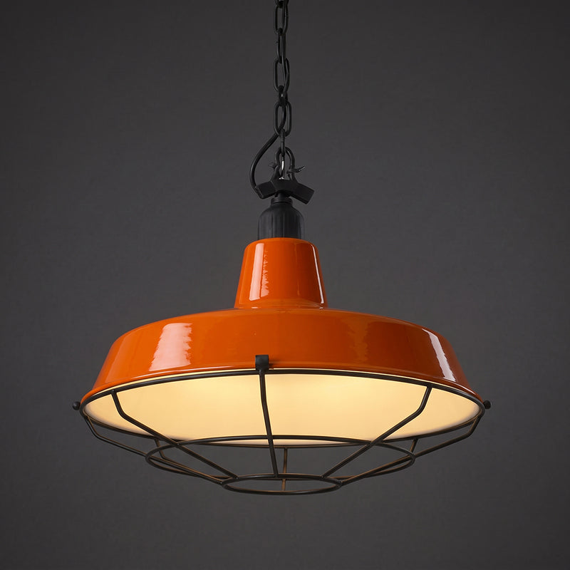Lowery Enamel Caged Pendant