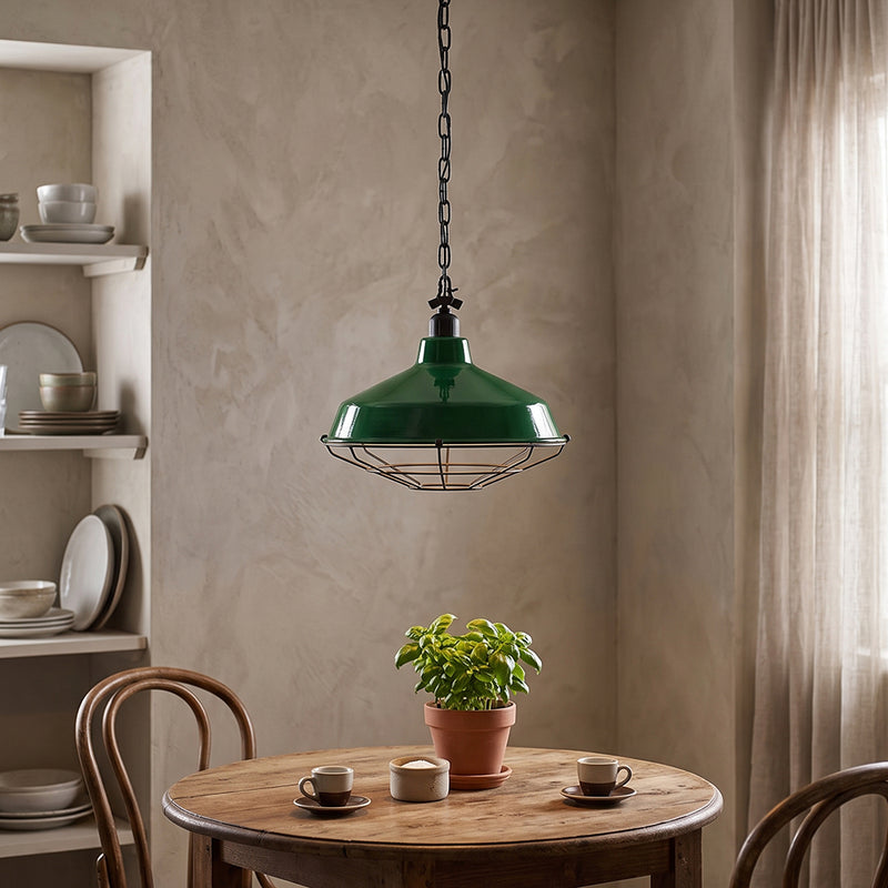 Lowery Enamel Caged Pendant