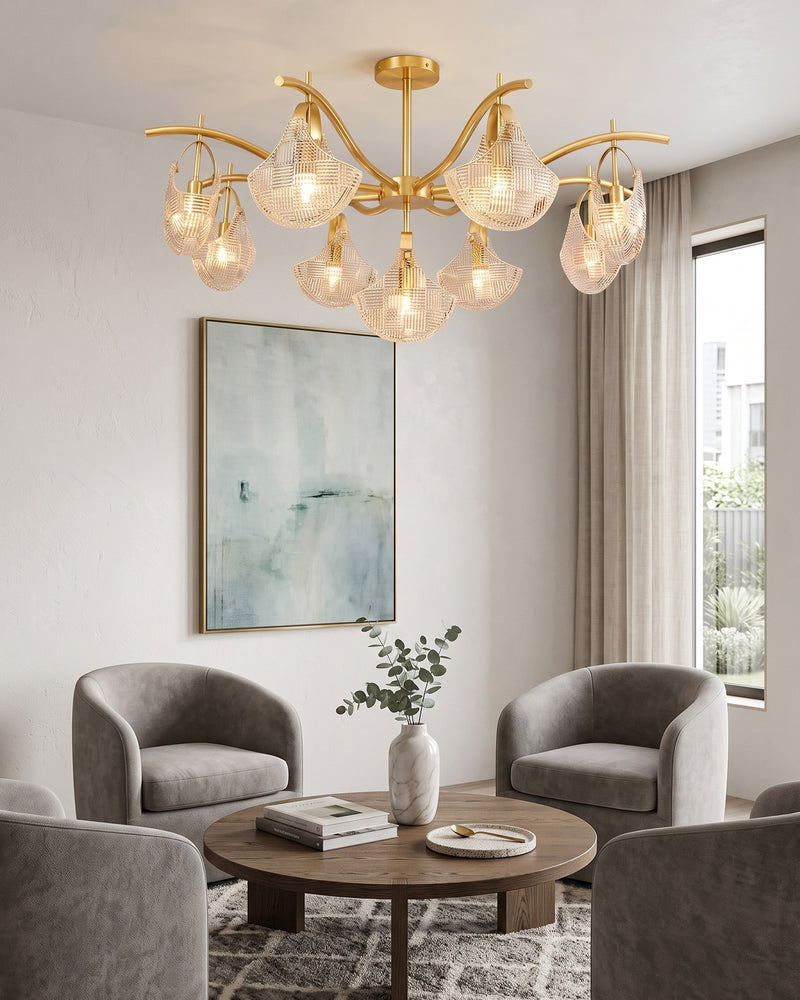Gemma Glass Chandelier