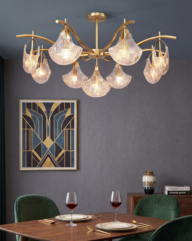 Gemma Glass Chandelier