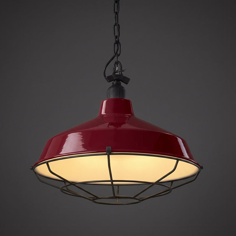 Lowery Enamel Caged Pendant
