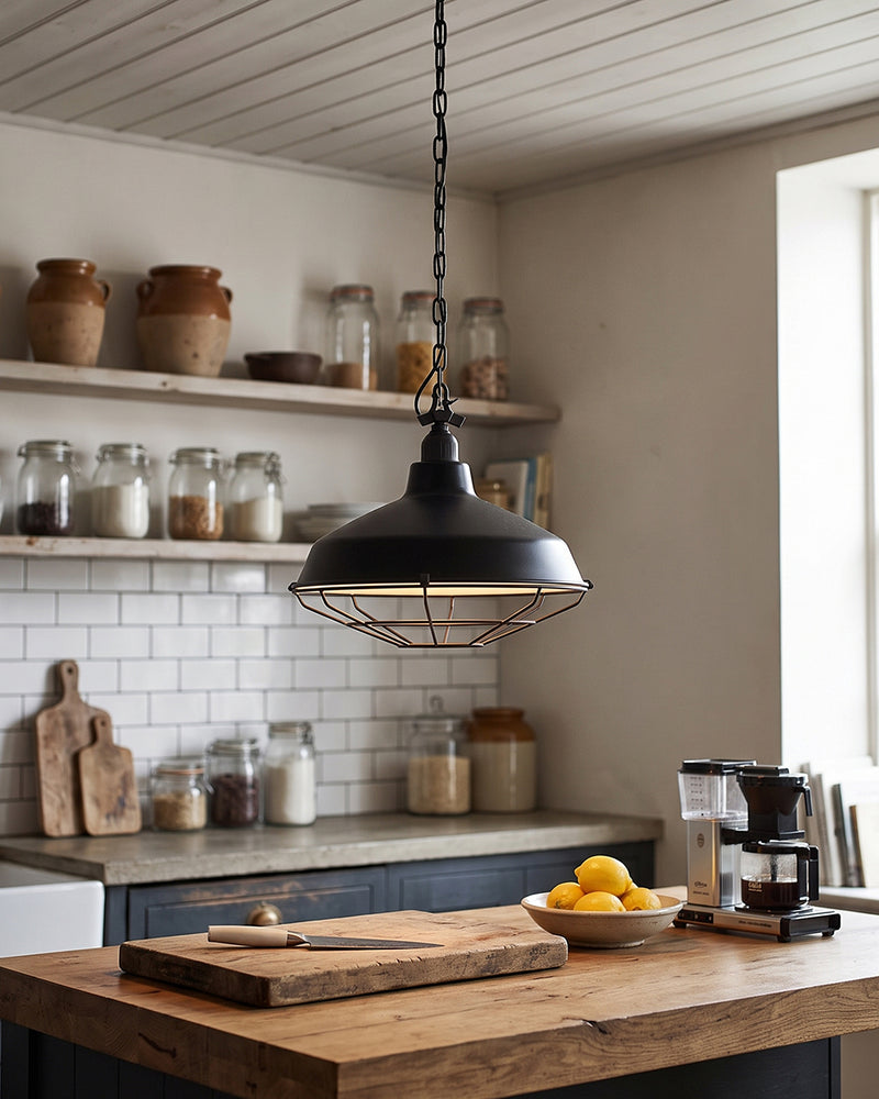 Lowery Enamel Caged Pendant