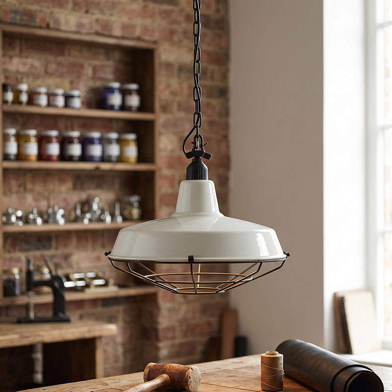 Lowery Enamel Caged Pendant