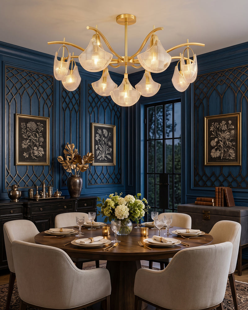 Gemma Glass Chandelier