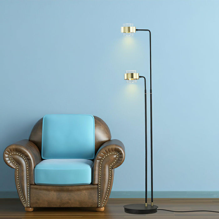 Gemini Twin Floor Lamp