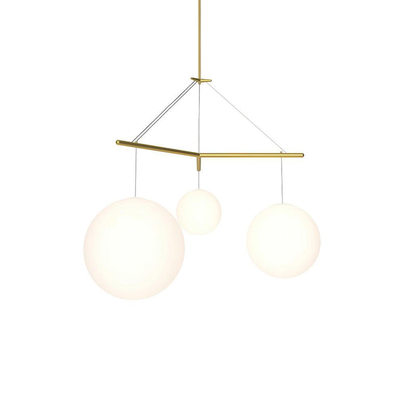 Geometric Triangle Pendant Lamp 45.3"