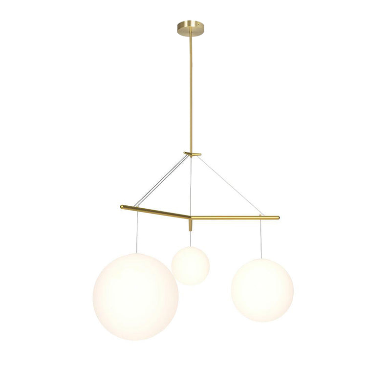 Geometric Triangle Pendant Lamp 45.3"