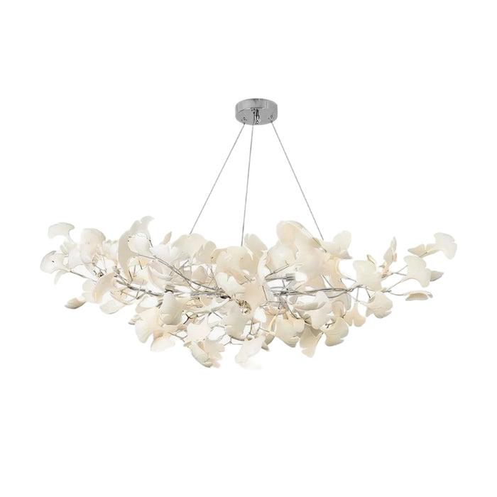 Modern Ginkgo Ceramic Chandelier