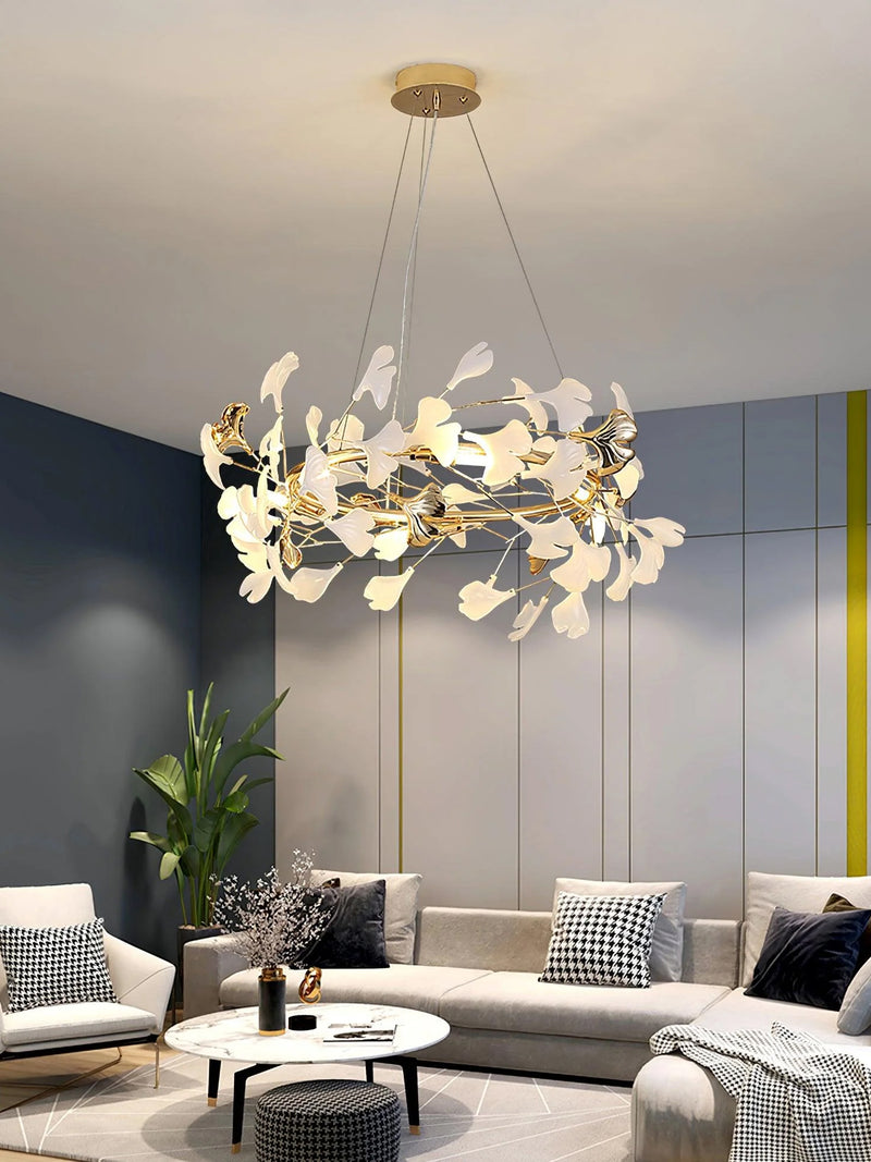 Gingko Chandelier U 23.6″