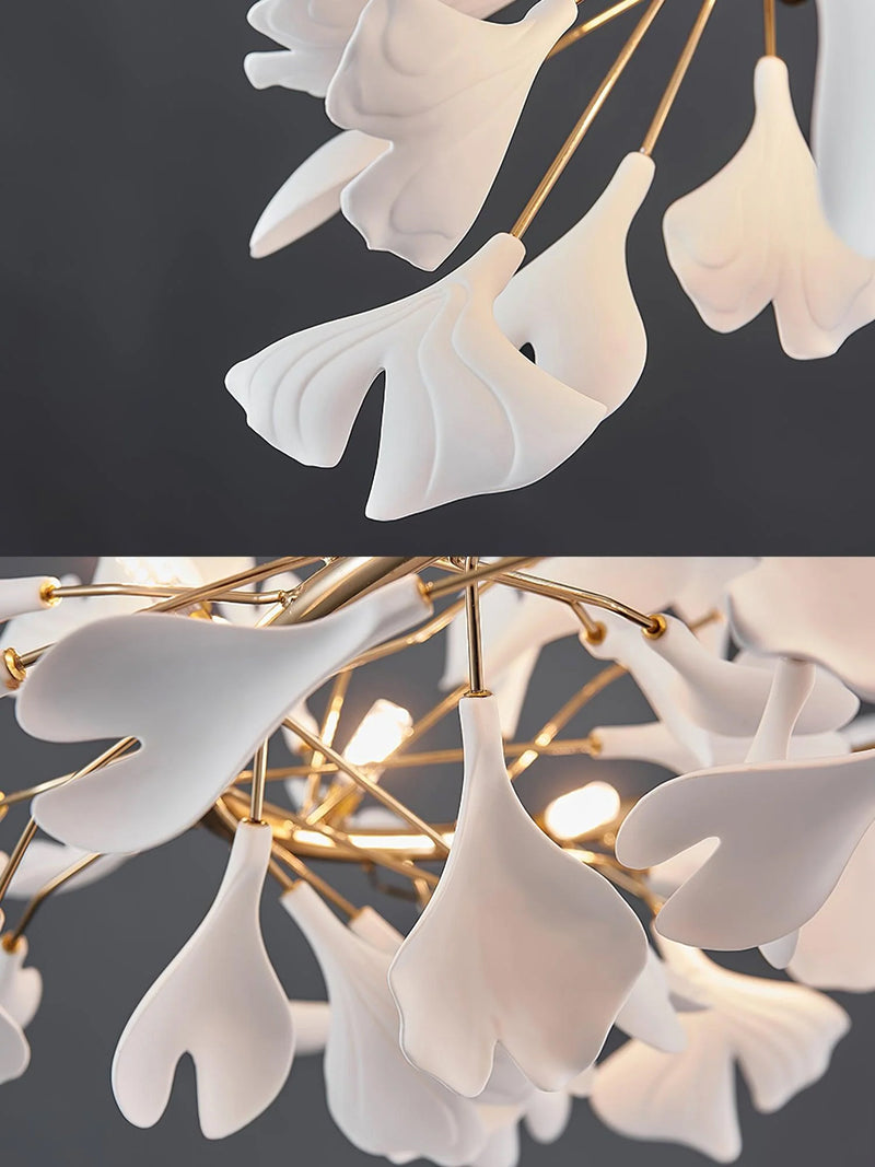 Gingko Chandelier U 23.6″