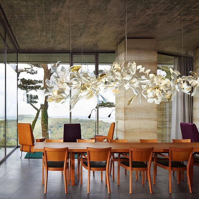 Gingko Leaf Chandelier