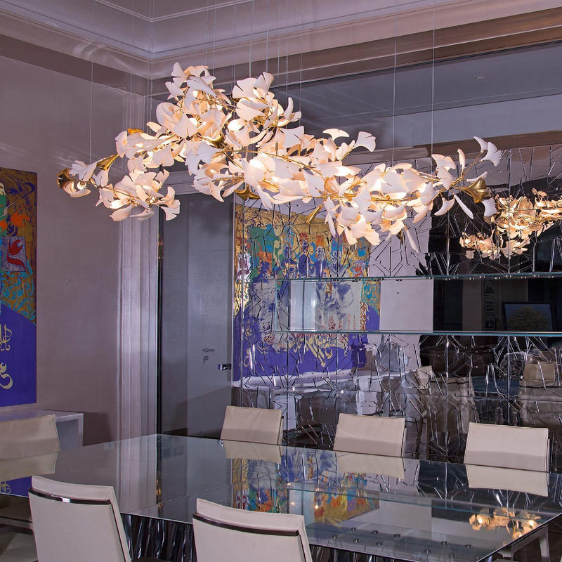 Gingko Leaf Chandelier