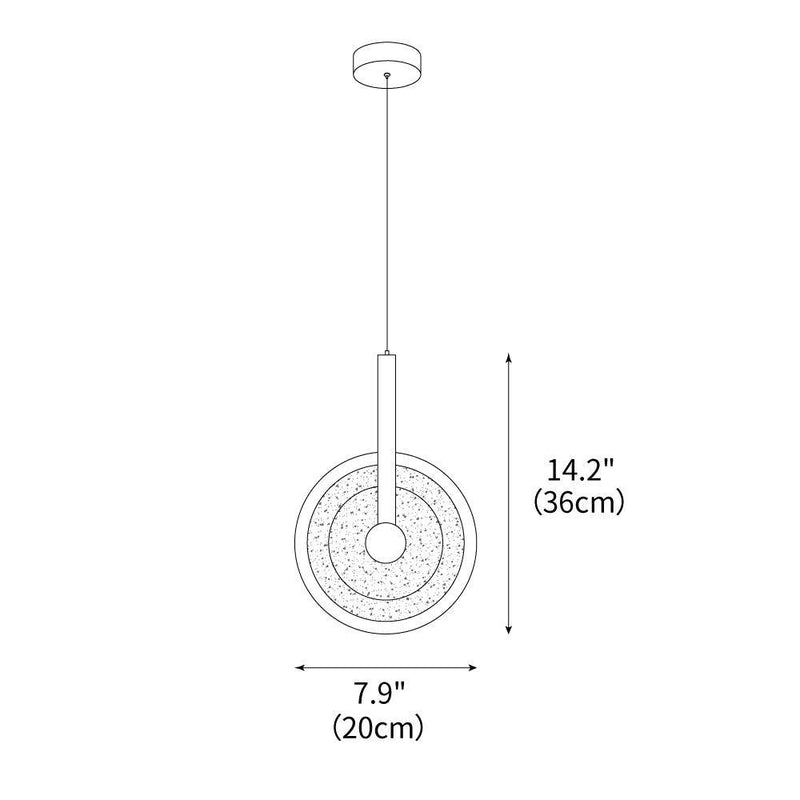 Glass Light Sheet Pendant Light