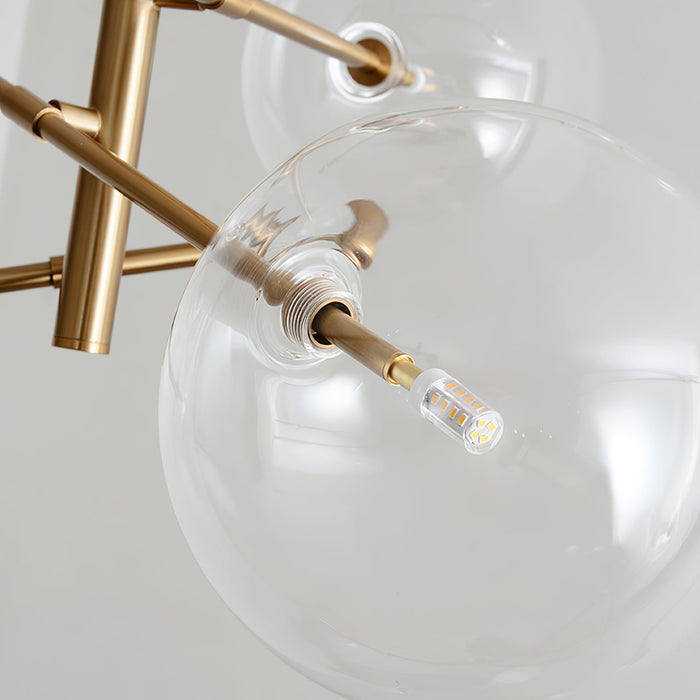 Glass Globe Mobile Chandelie