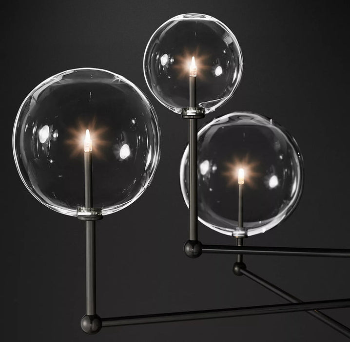 Glass Globe Mobile Chandelie